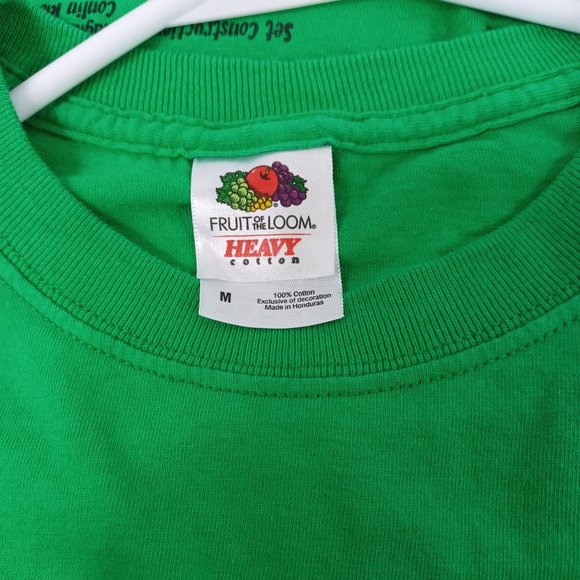 Unisex Green/Black Short sleeve T-Shirt Size M - Picture 10 of 10